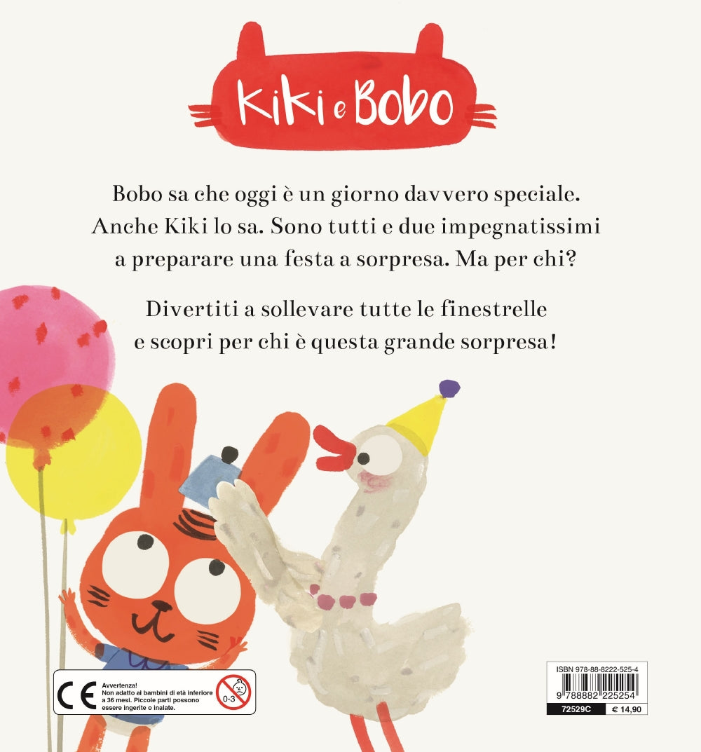 La grande sorpresa di Kiki e Bobo. Solleva le finestrelle