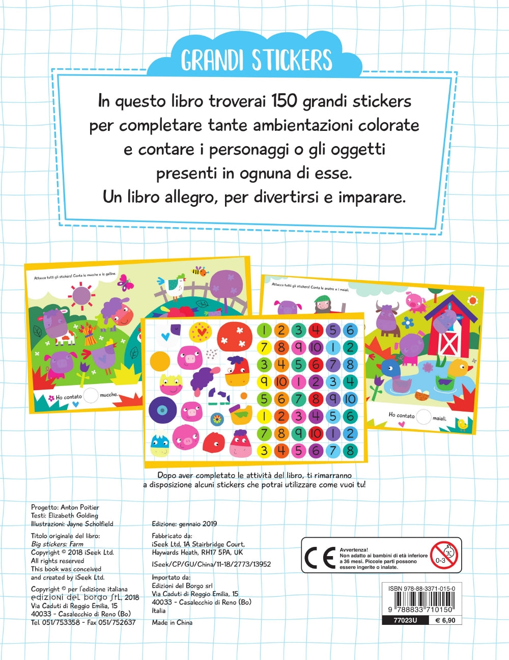 Grandi Stickers - Fattoria. Con 150 stickers