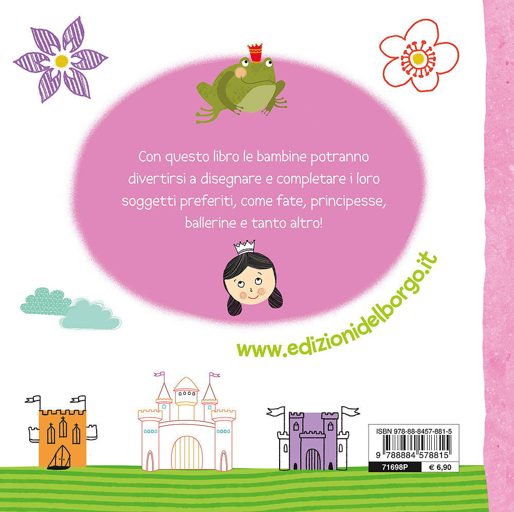 Le bambine disegnano. Con 6 pennarelli