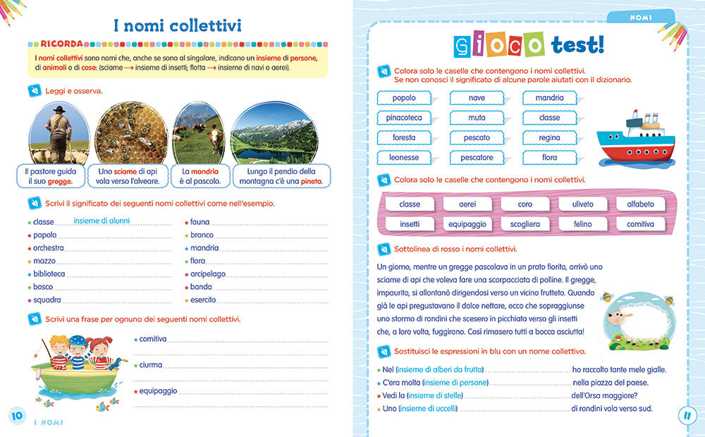 Imparo i nomi e gli articoli. Tante attività e giochi per non sbagliare più!