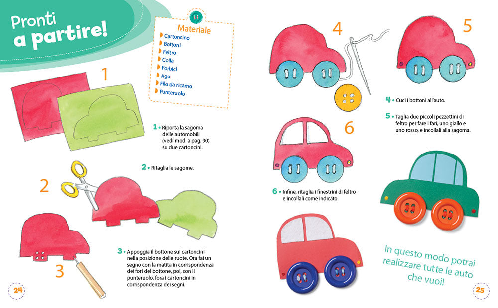 Cucito semplice per bambini. Tanti lavoretti semplici per imparare a cucire in modo facile e divertente - Con modelli all'interno!