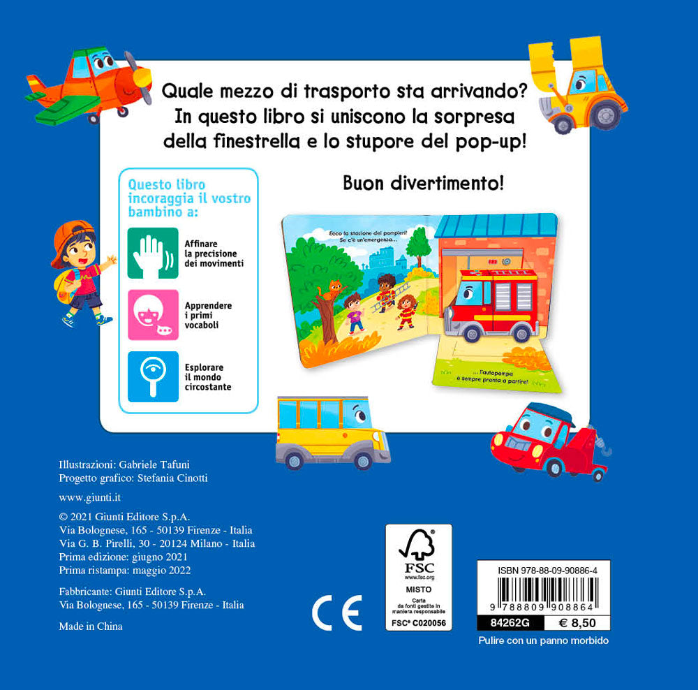 Le macchine. Finestrelle Pop Up