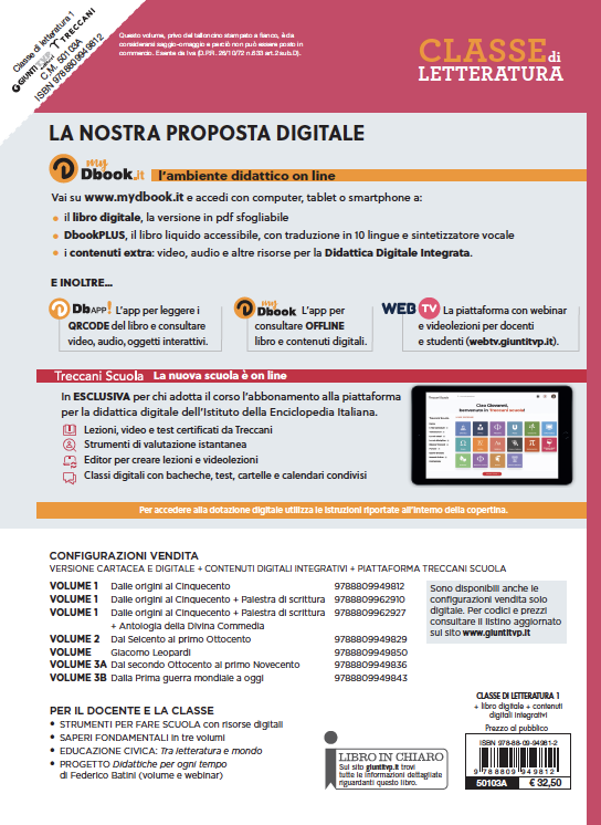 Classe di letteratura VOl. 1