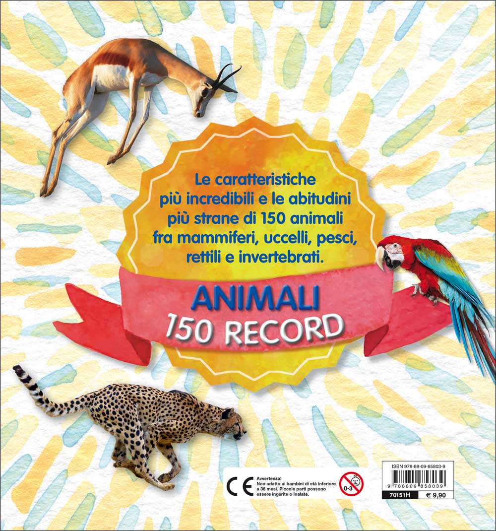 Animali 150 Record. Con stickers