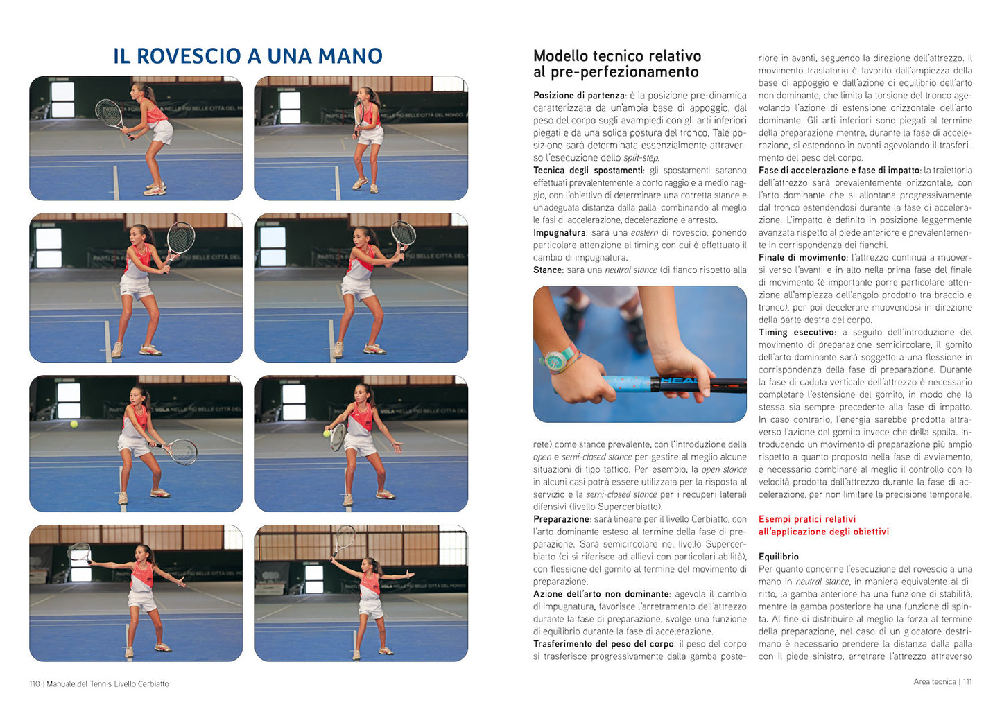 Manuale del tennis - Livello cerbiatto. Fase di pre-perfezionamento