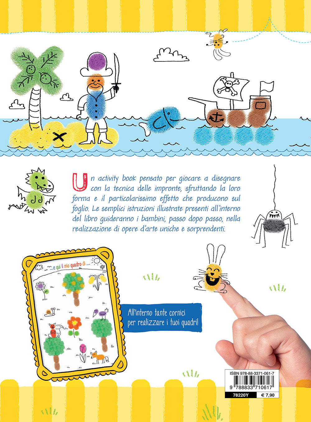 Impronte per disegnare. Passo dopo passo