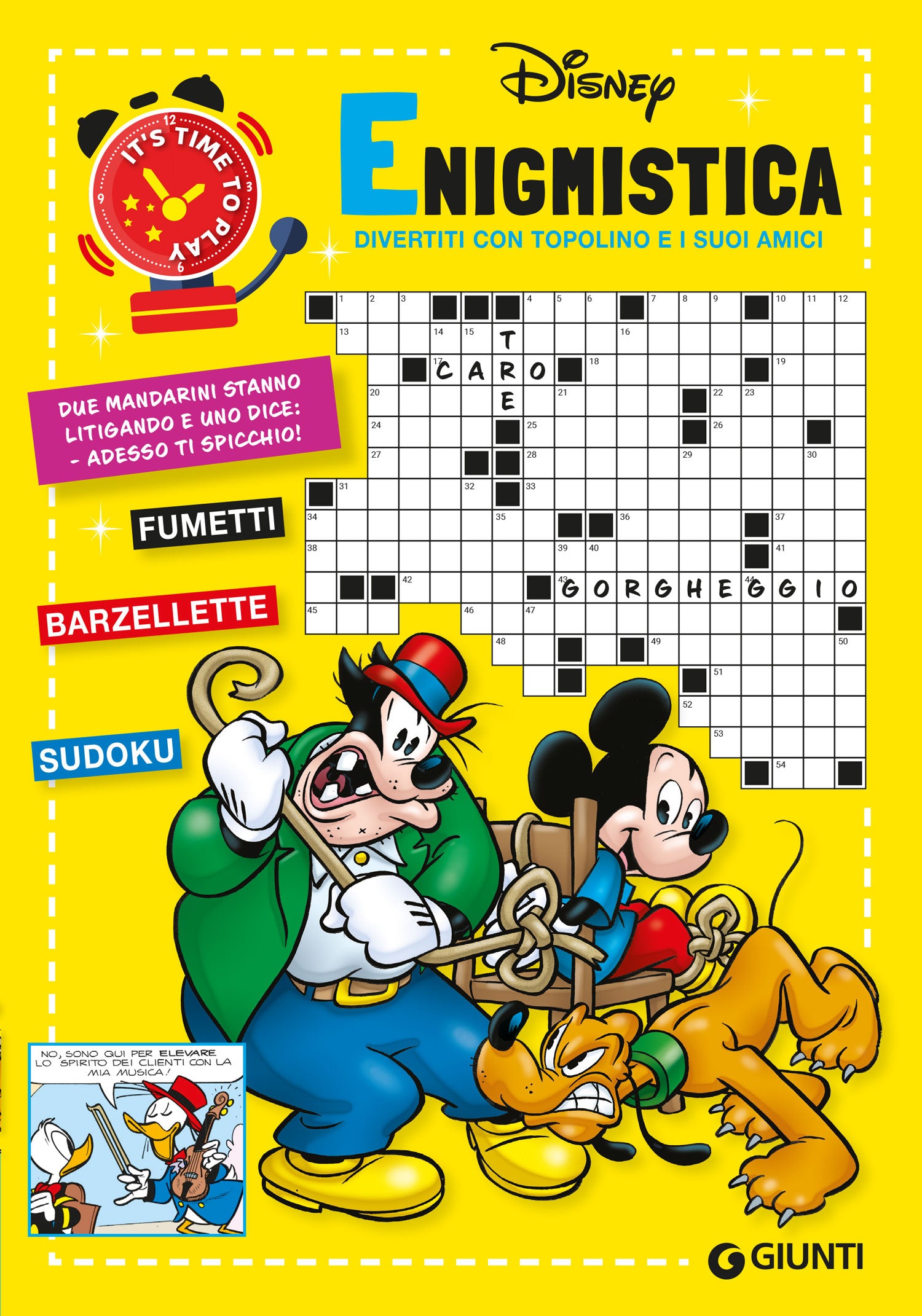 Enigmistica Disney Divertiti con Topolino e i suoi amici. Fumetti Barzellette Sudoku