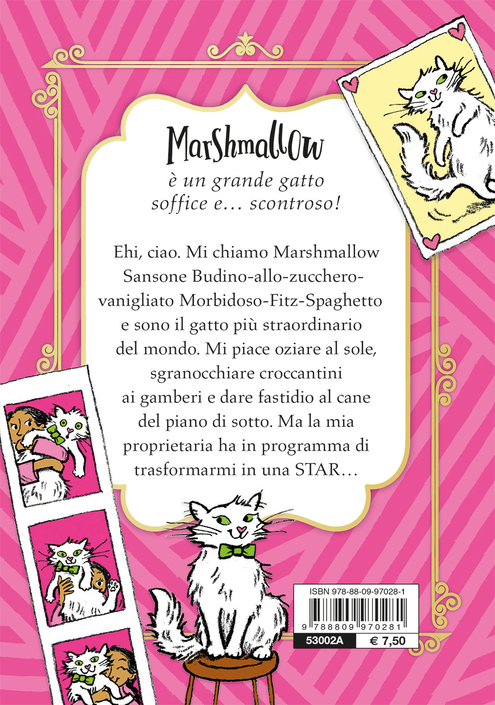Marshmallow gatto superstar