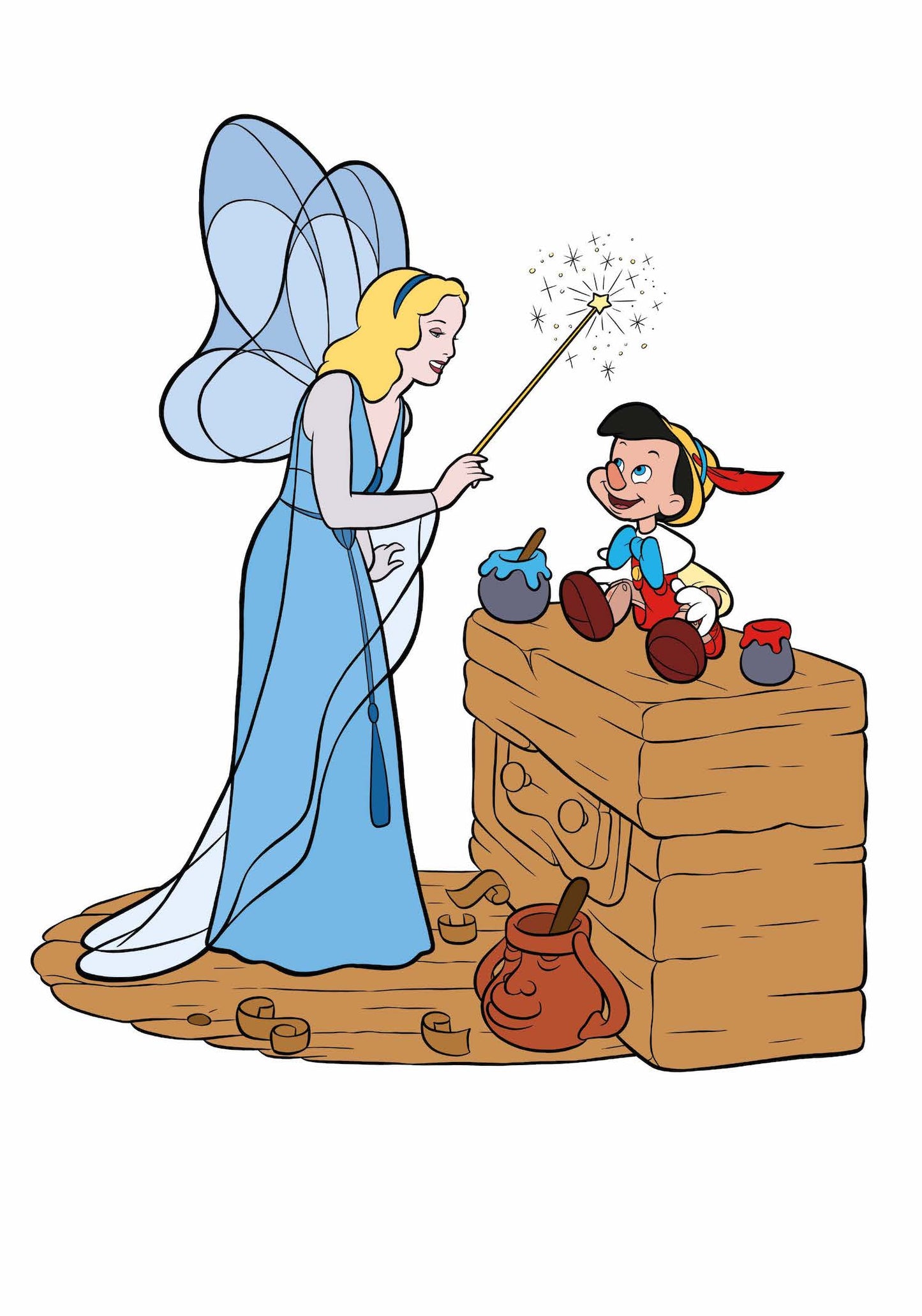 Pinocchio Primo album da colorare. Colora l'avventura