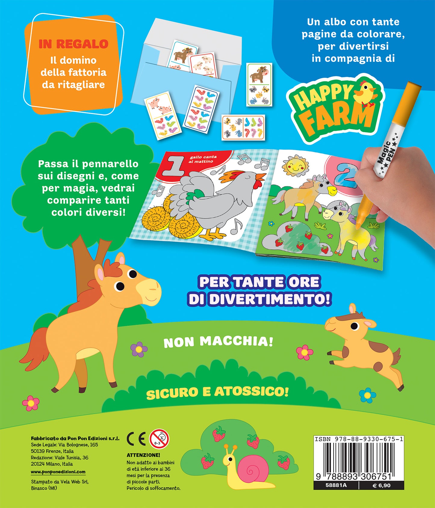 Albo magico. Happy Farm. Conta con gli animali