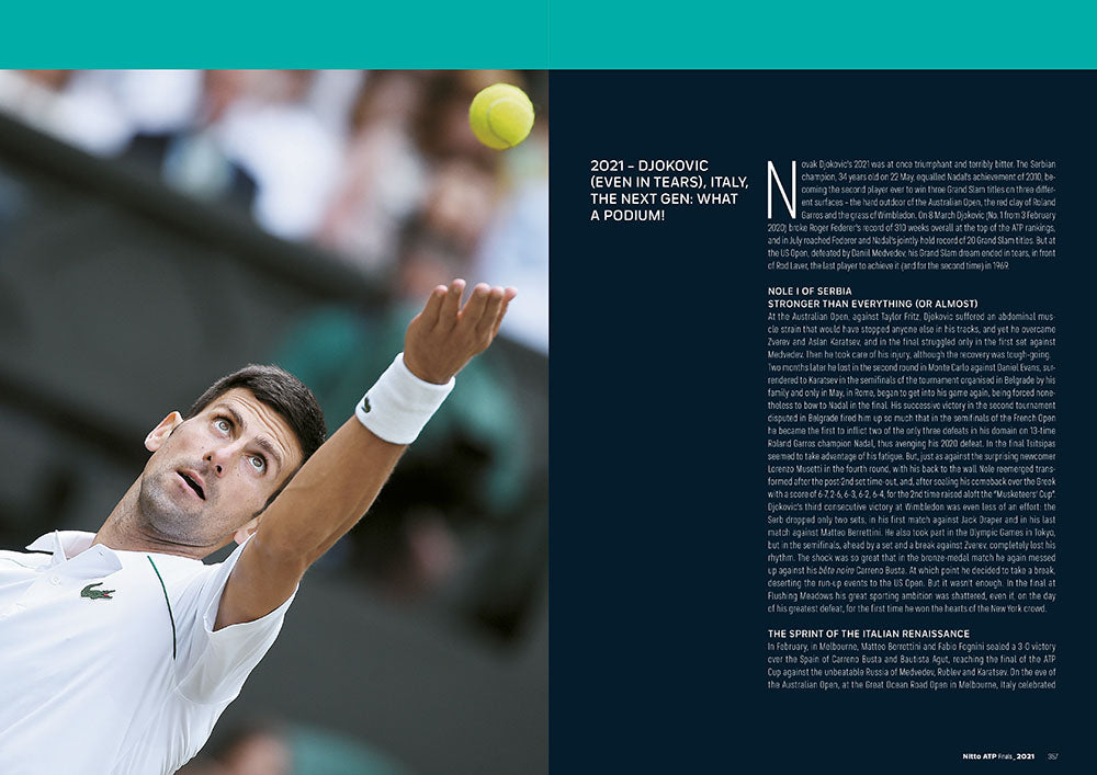 Masters Forever . Nitto ATP Finals: The World’s Best Tennis Comes to Italy