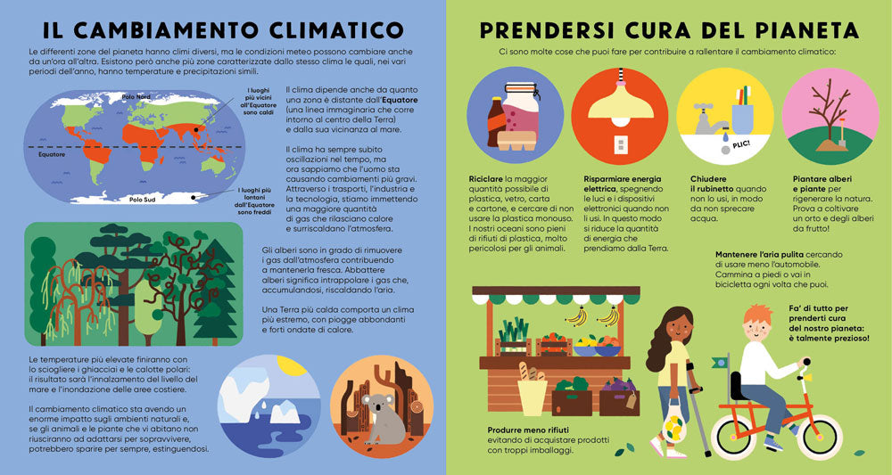 La Terra. Guarda attraverso le pagine trasparenti e scopri il nostro fantastico pianeta!