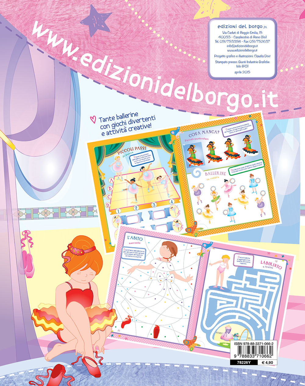 Fare e giocare con le ballerine + pennarelli