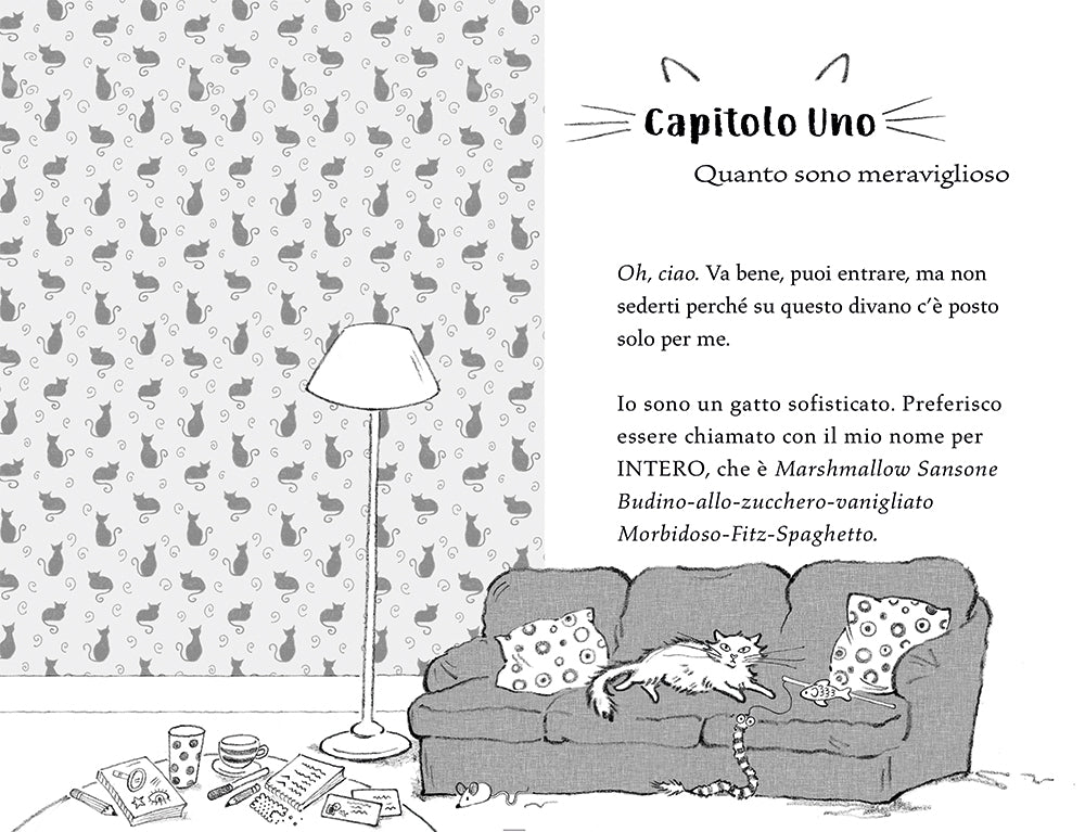 Marshmallow gatto superstar