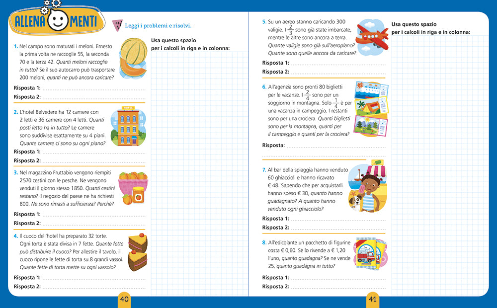 Il quaderno dei problemi di matematica classe 4. Quaderno dei problemi di matematica classe 4