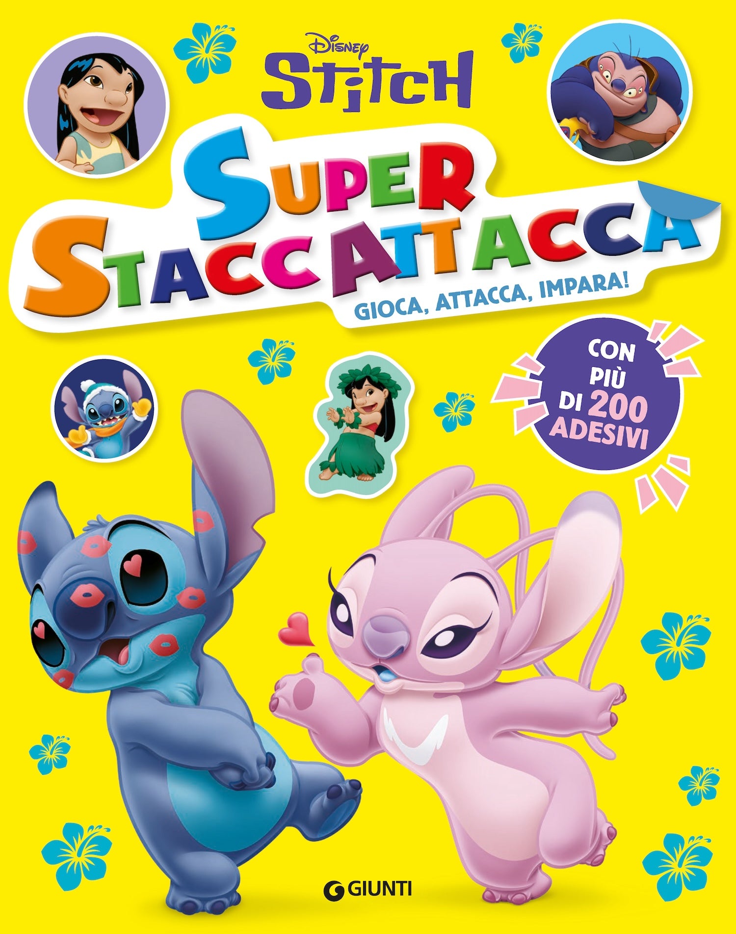 Stitch Super Staccattacca. Gioca, attacca, impara - Con più di 200 adesivi
