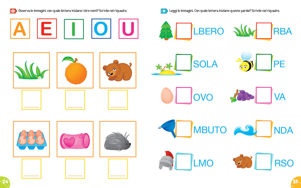 Imparo le lettere. Tante attività e giochi per conoscere le lettere