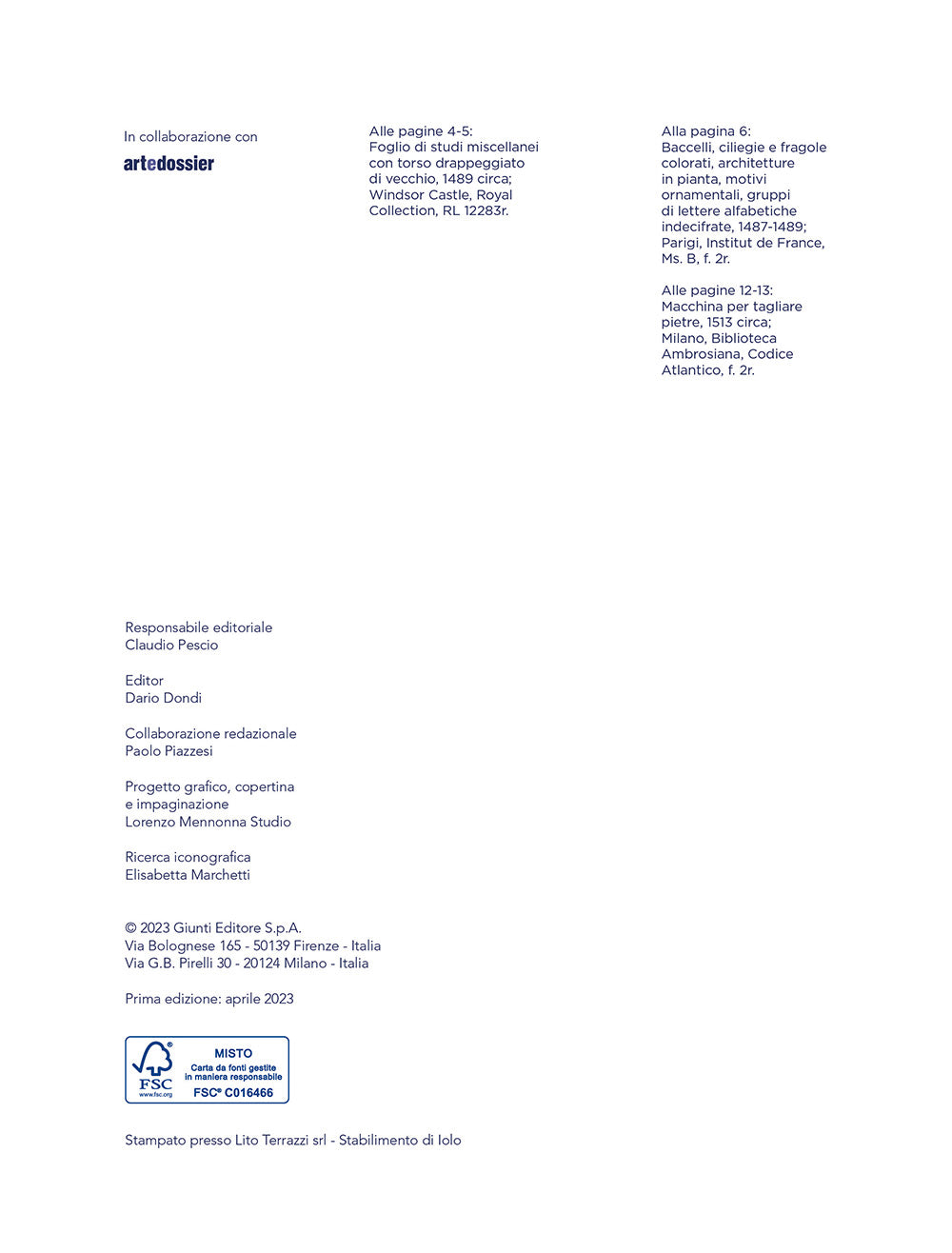 I codici. Leonardo da Vinci. Artista / scienziato