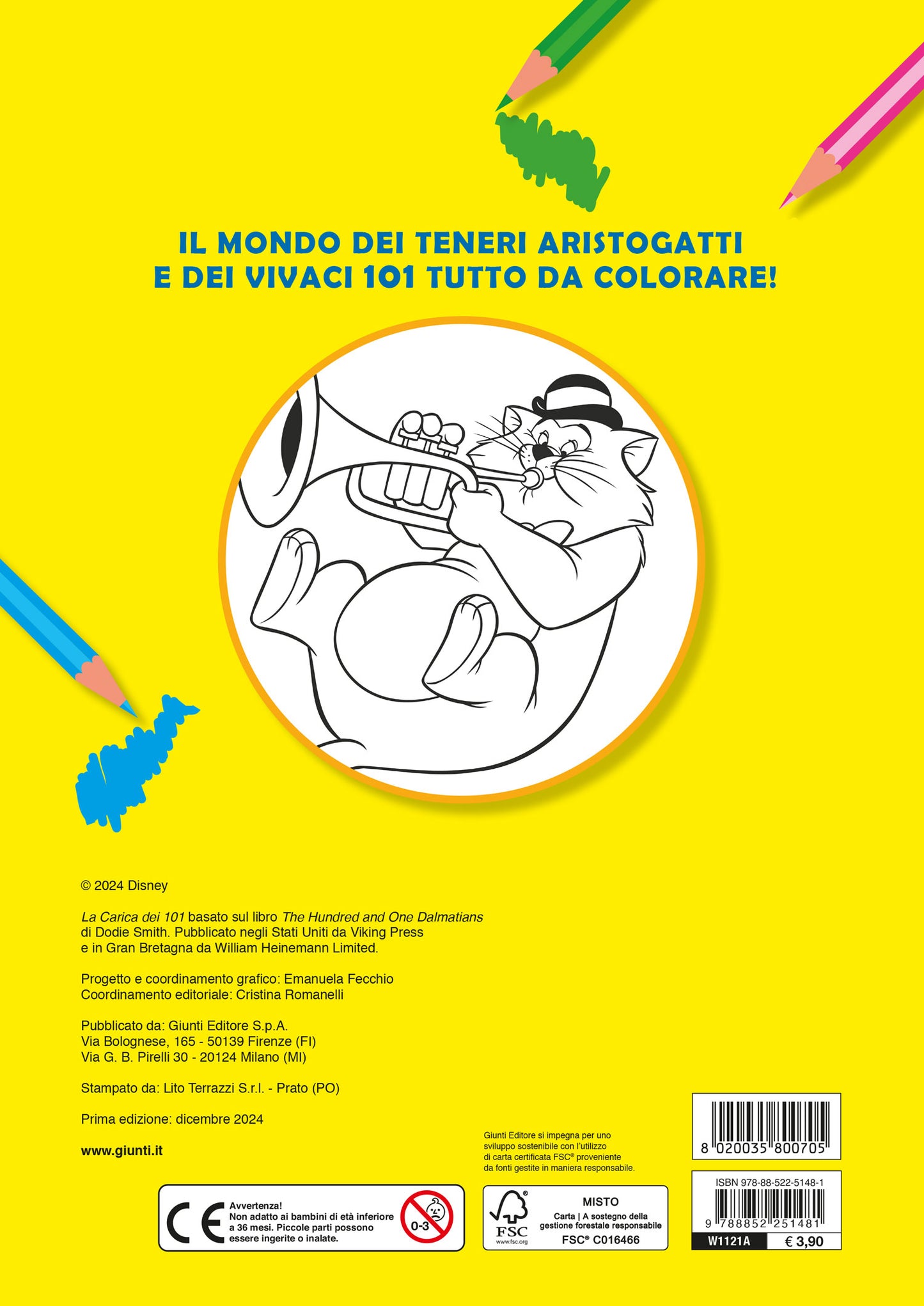 Disney Animals Primo album da colorare. I miei cuccioli