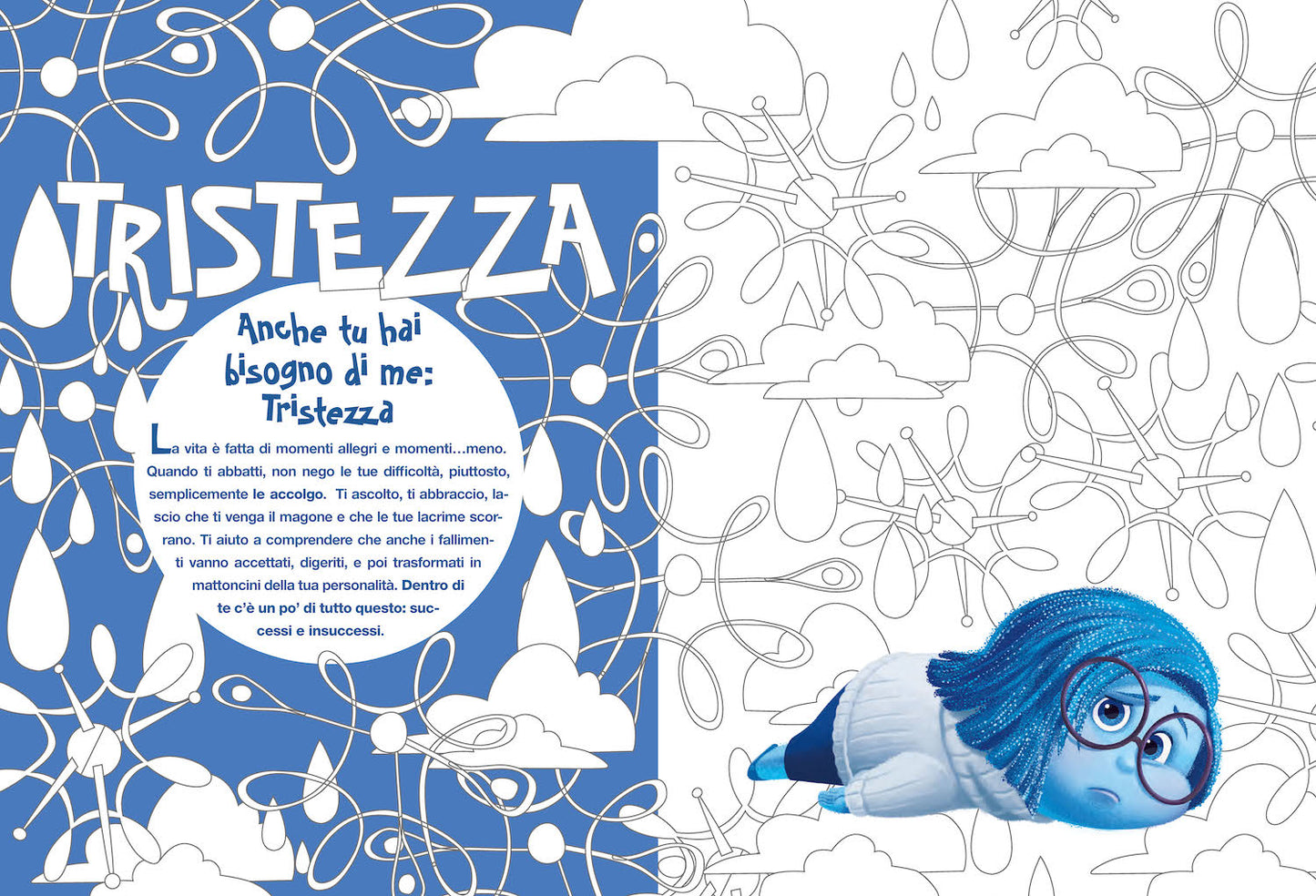 Emozioni da colorare Inside Out 2. Coloring antistress per tutte le età