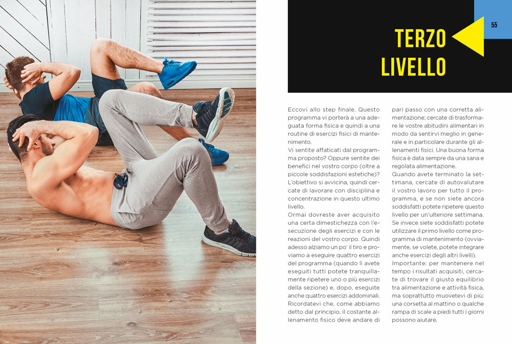 Pancia scolpita per lui. Alimentazione ed esercizi