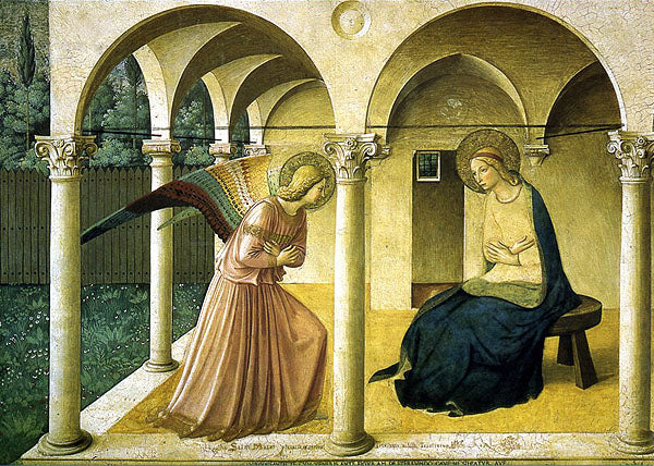 Cartolina. Firenze - Museo di San Marco. Annunciazione (1442 ca.)