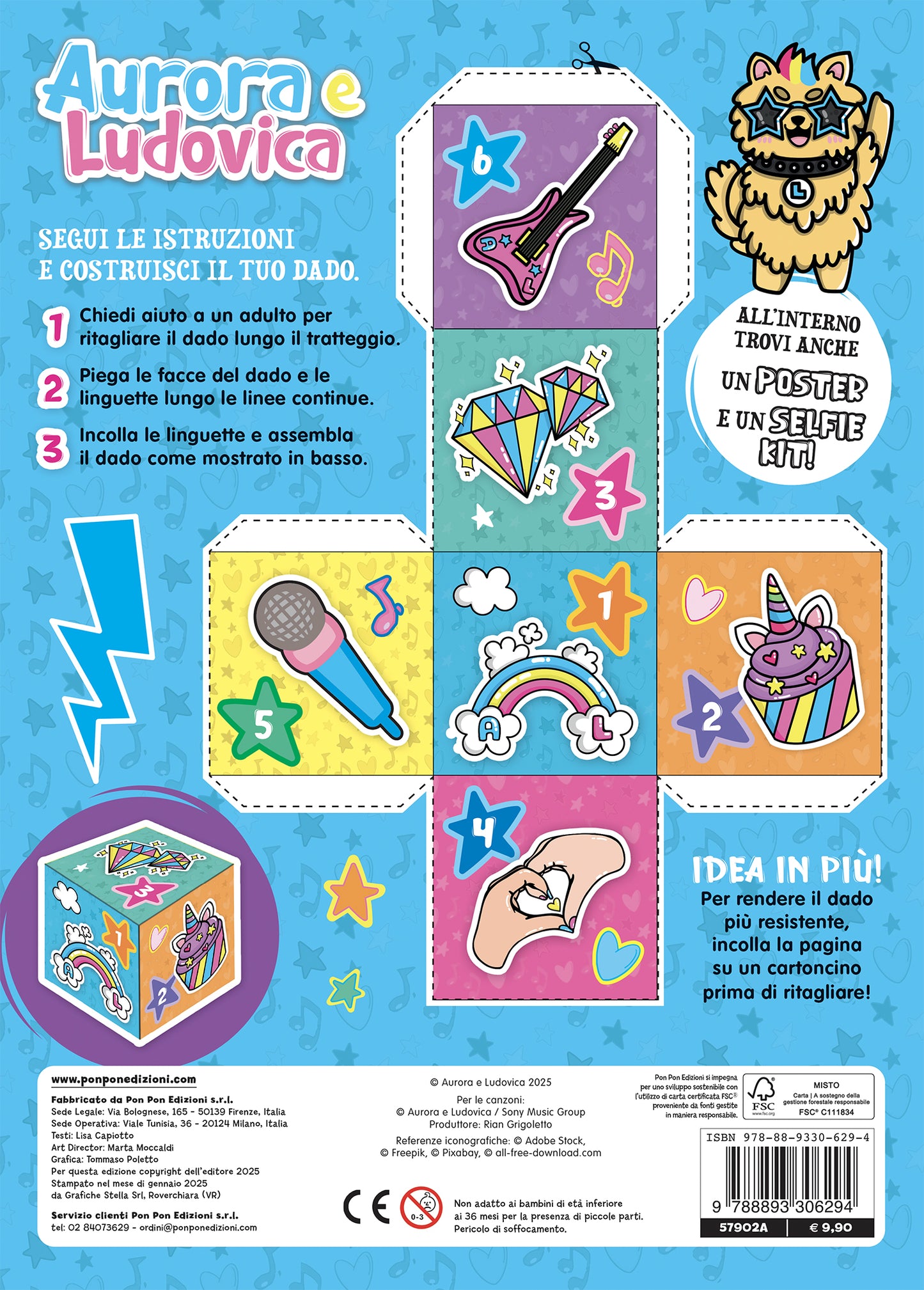 Aurora e Ludovica. Card book. Music challenge