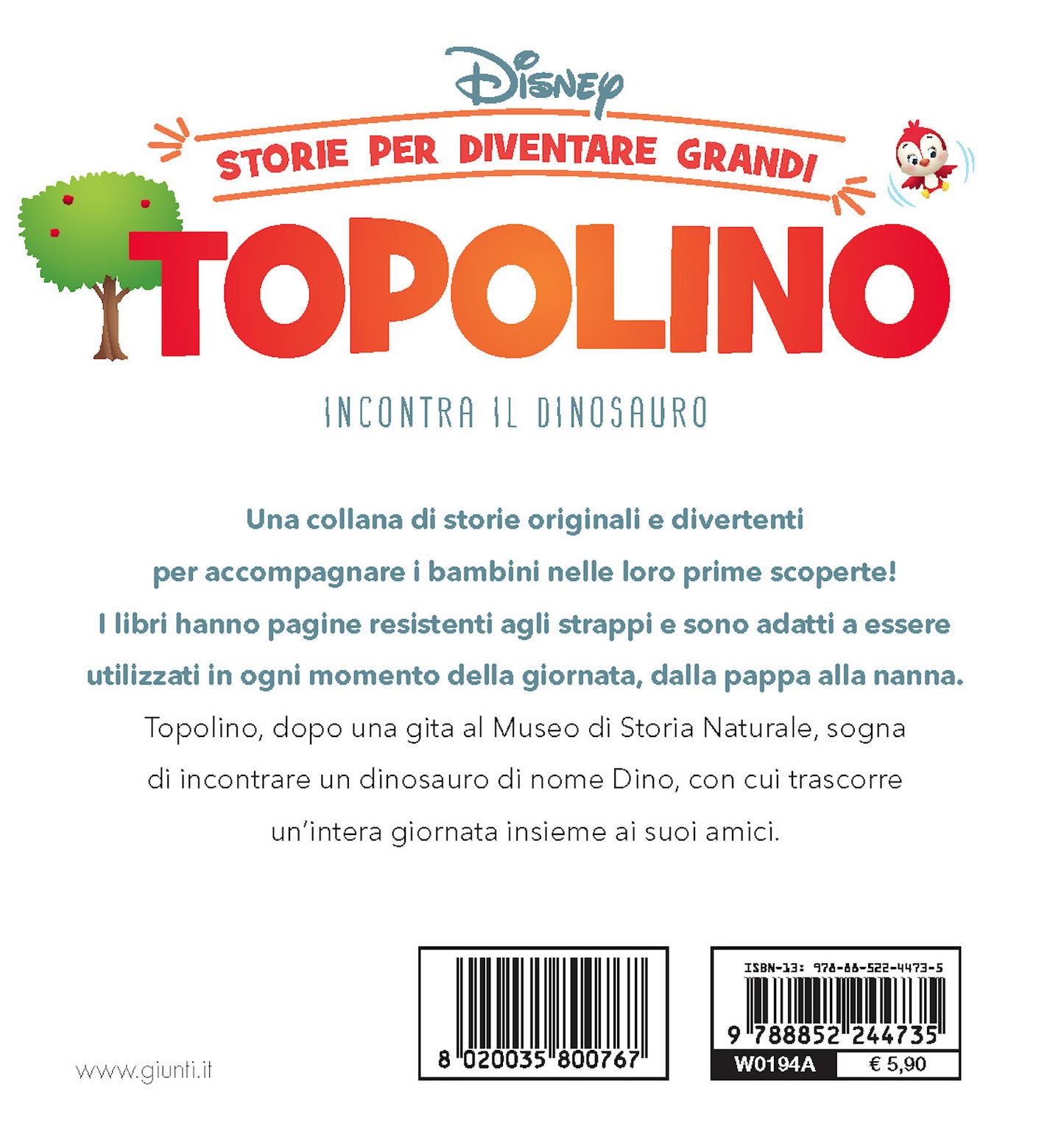 Disney Storie per diventare grandi - Topolino incontra il dinosauro