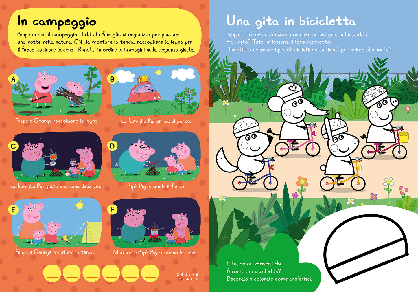 Peppa Pig. Activity con gadget. In gita con Peppa + Set macchinine