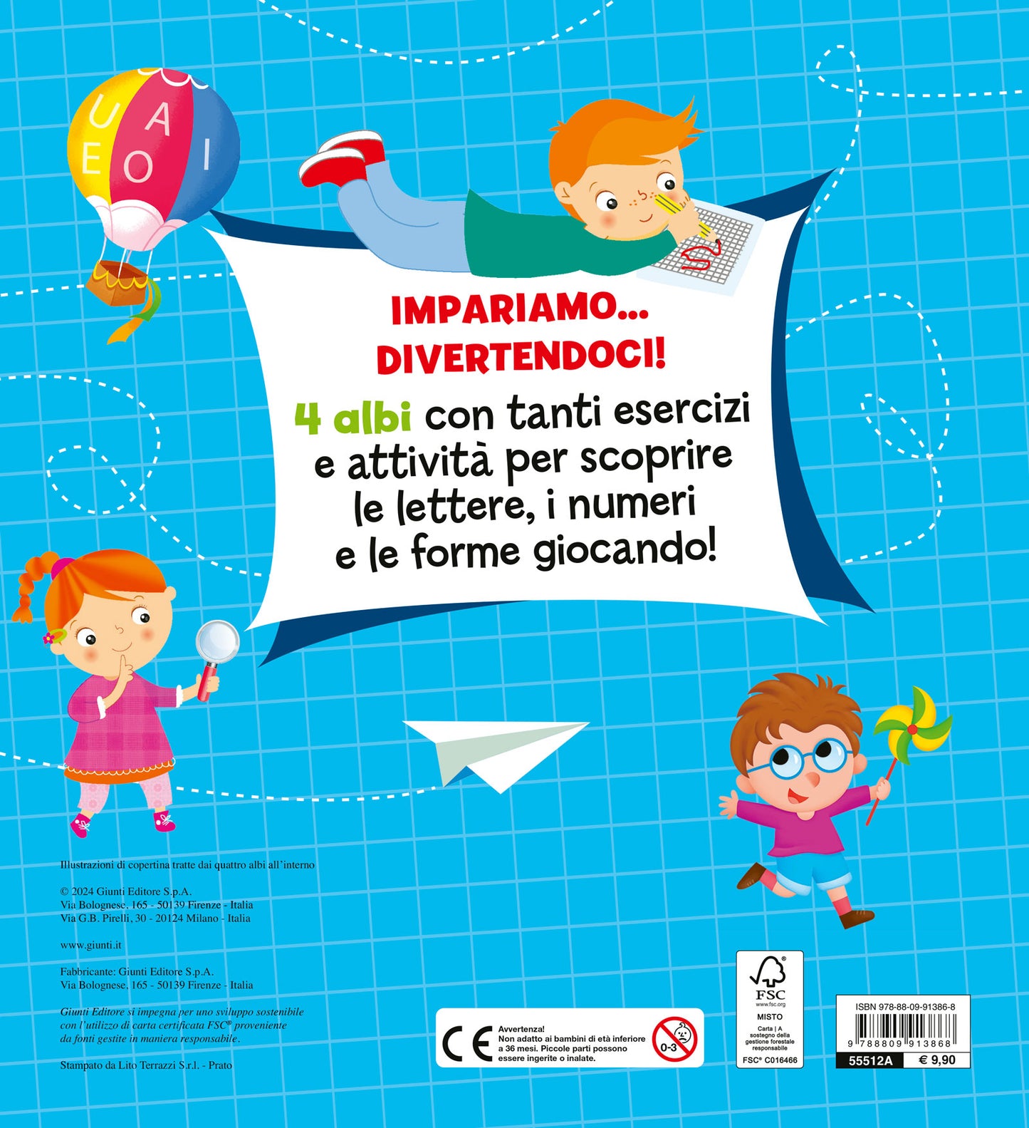 Superquadernini. Disegni e cornicette, Lettere e numeri, Giochi e attività