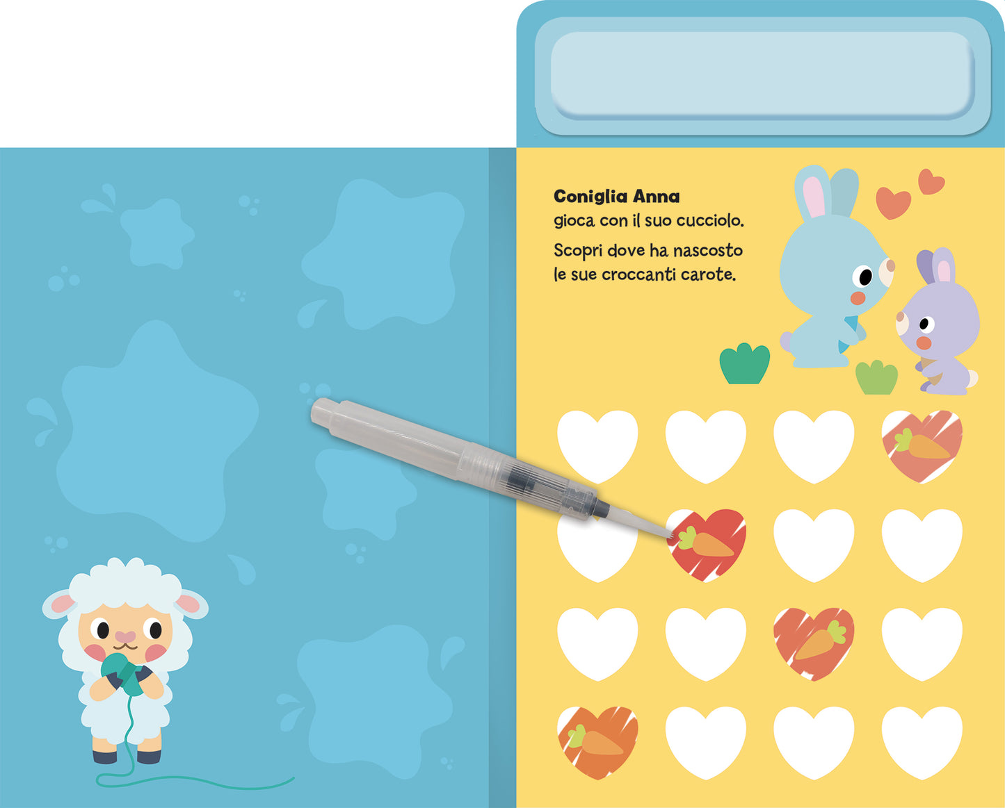 Animali della fattoria. Colora con l'acqua