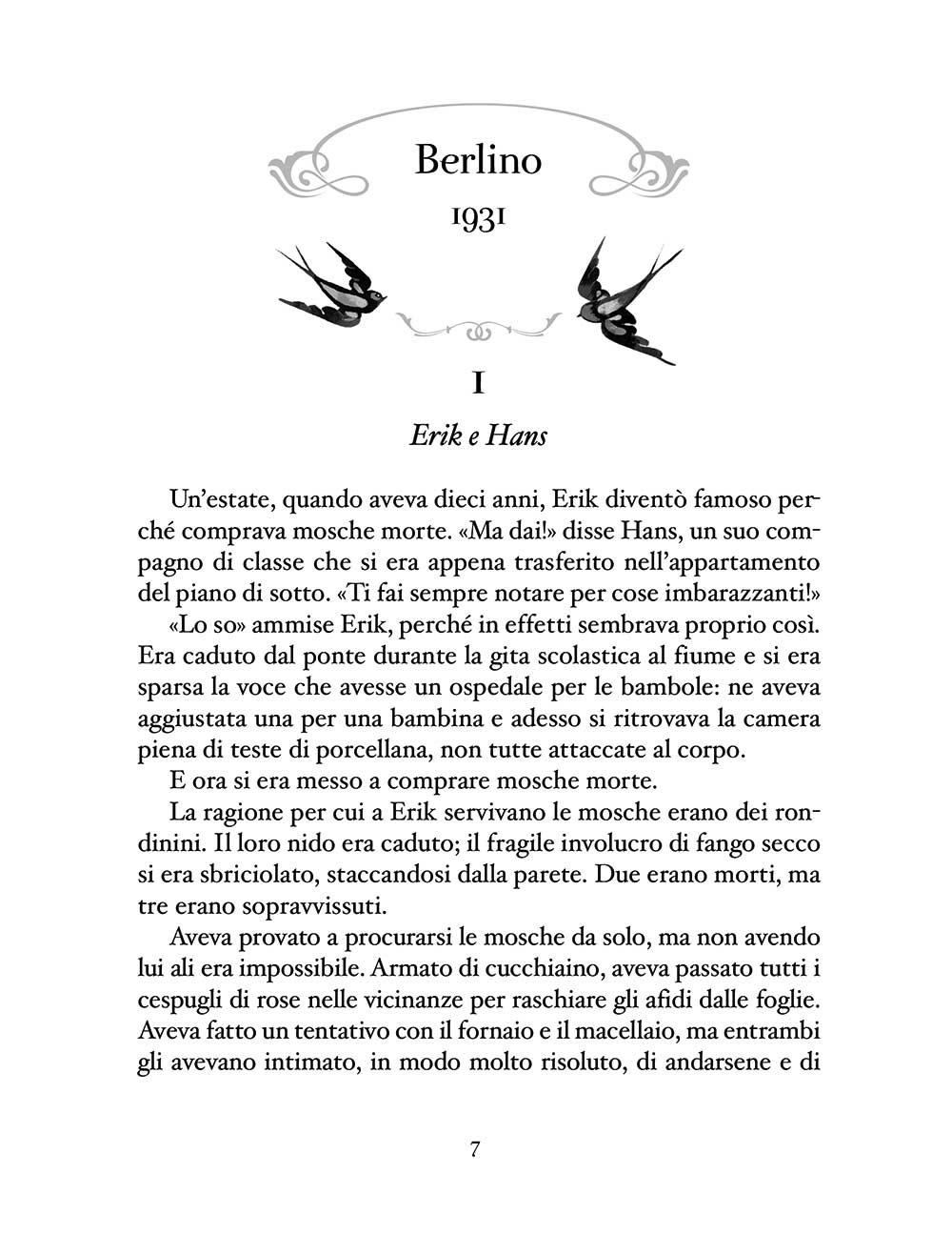 Il volo delle rondini