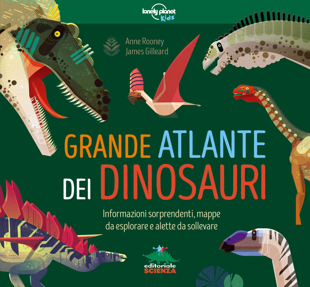 Grande atlante dei dinosauri. Con informazioni sorprendenti, mappe da esplorare e alette da sollevare