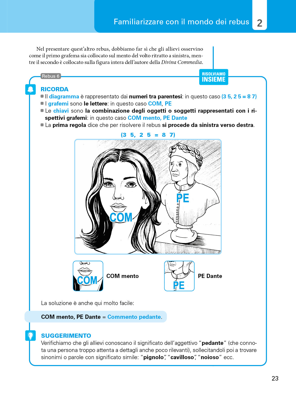 I rebus nella didattica dell'Italiano . Giochi linguistici per arricchire il lessico