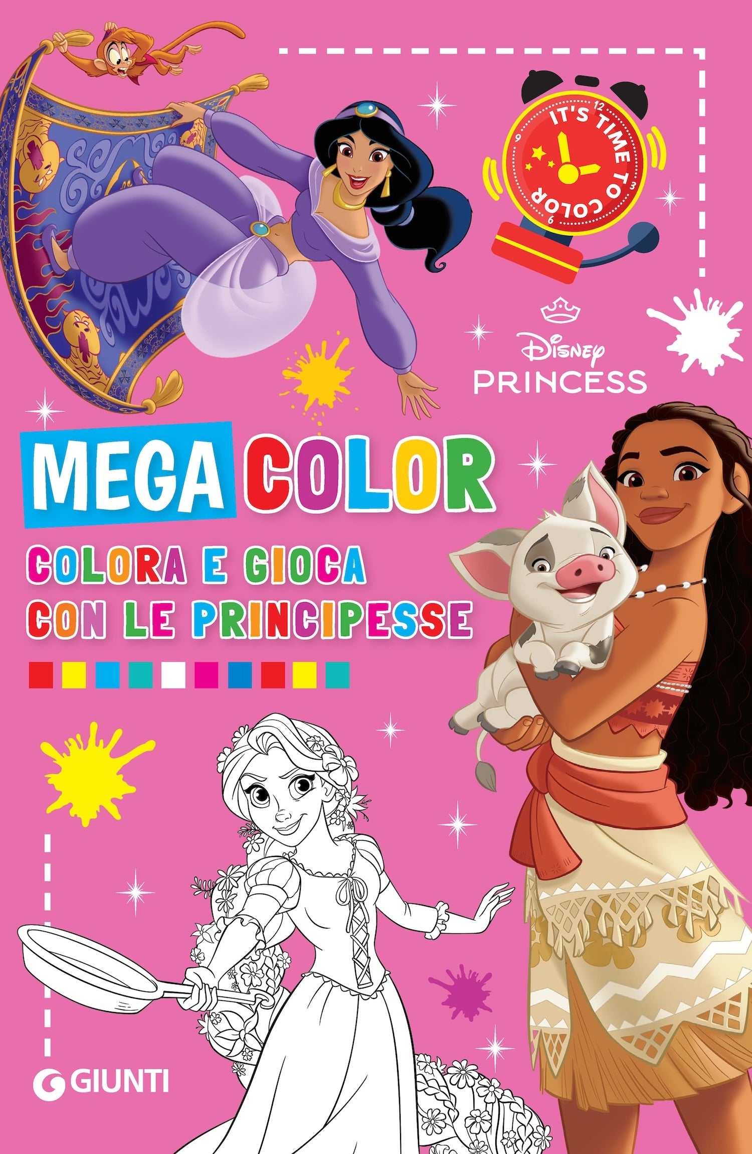 Mega color Disney Princess. Colora e gioca co le Principesse