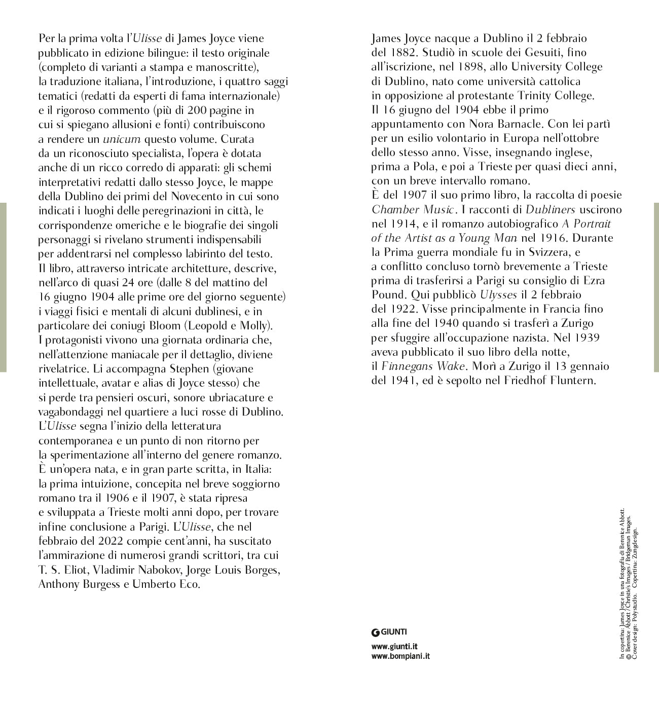 Ulisse. Testo inglese a fronte