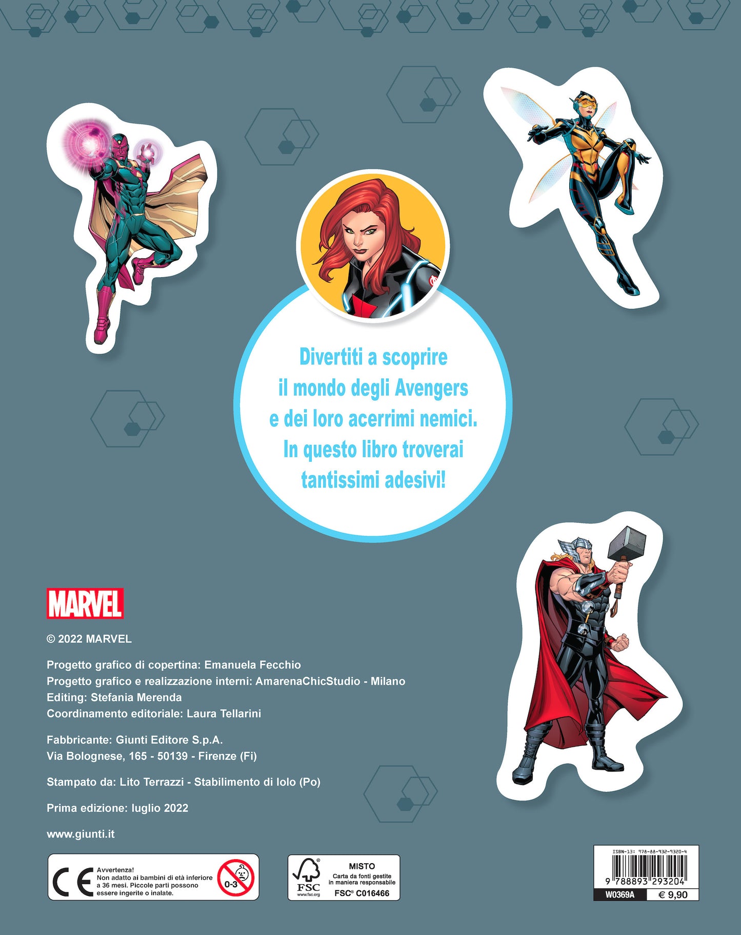 Super Staccattacca Special Marvel Avengers. Più di 150 adesivi