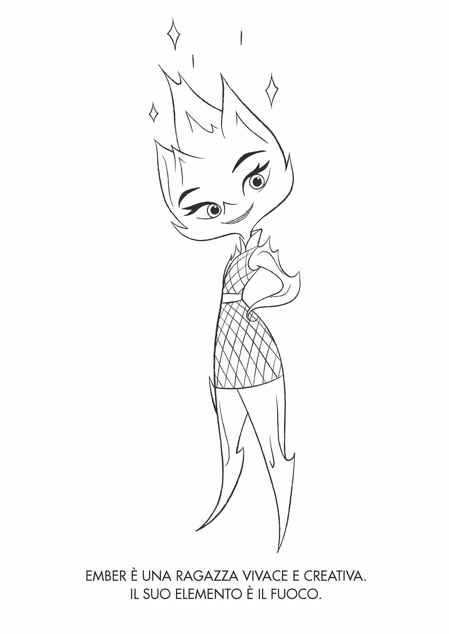 Elemental Primo album da colorare. Scopri il tuo splendore