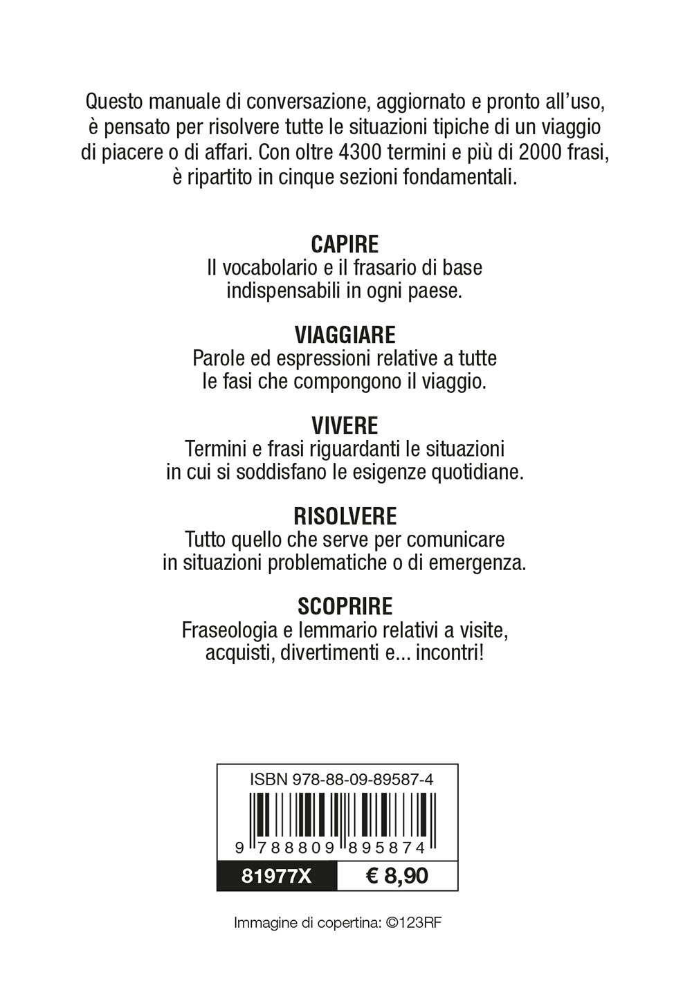 Spagnolo per viaggiare. Frasario/Dizionario