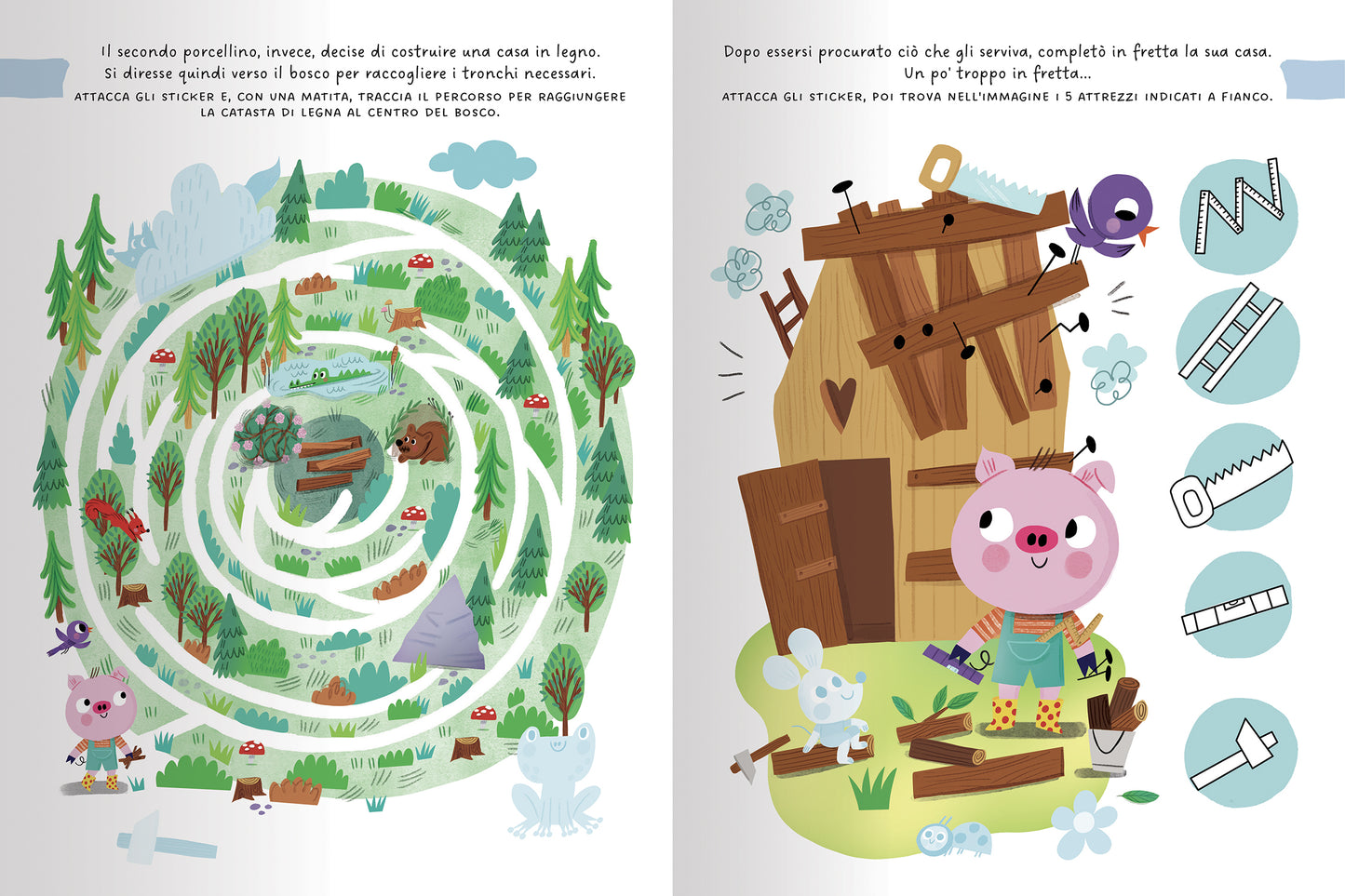 I Tre Porcellini. Attività, Tatuaggi e Sticker