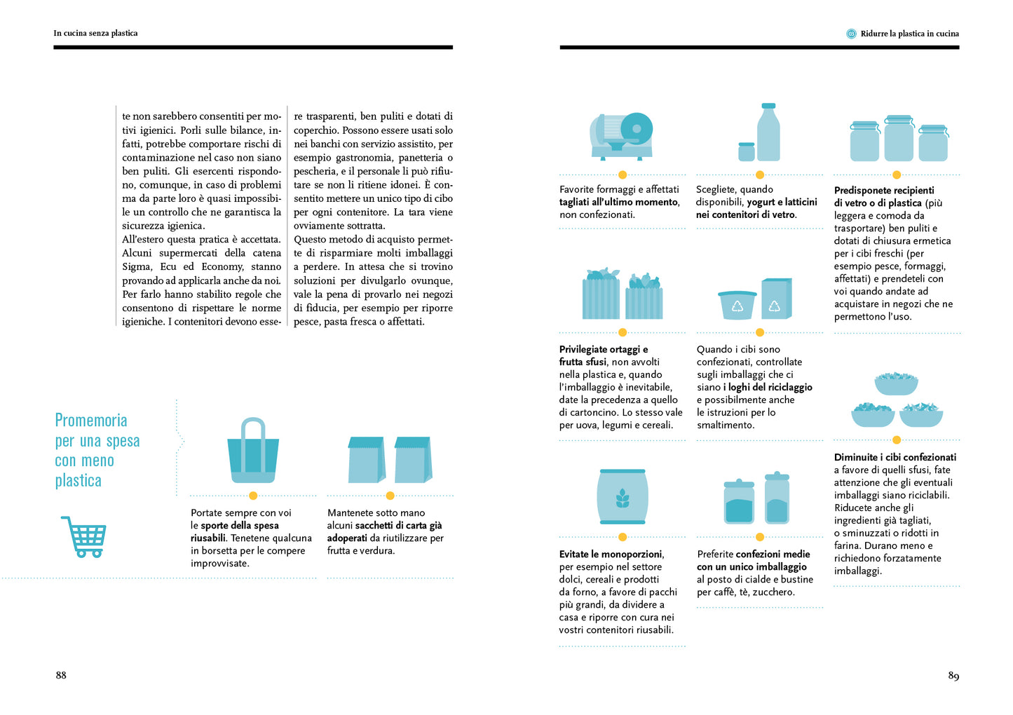 In cucina senza plastica. Piccoli gesti per grandi cambiamenti