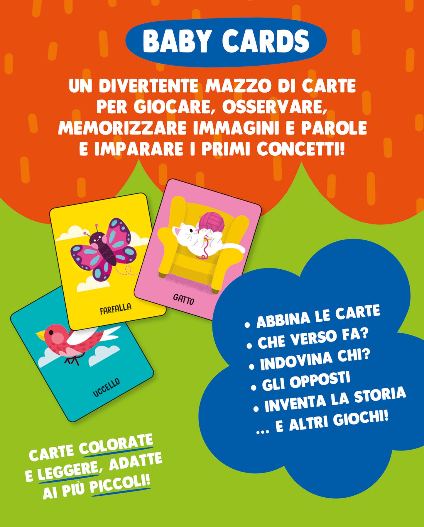 Baby Cards. Animali. 10 carte per giocare e imparare