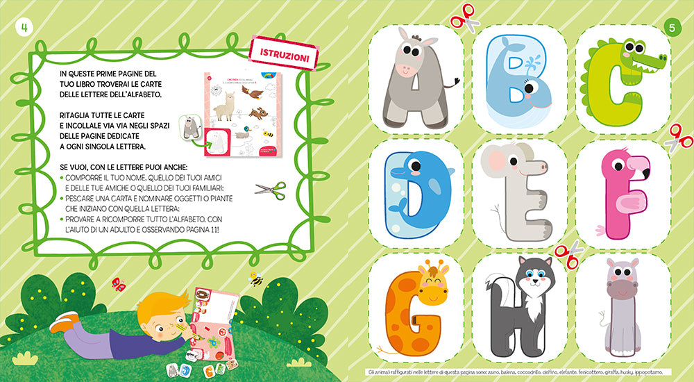 Superquadernini. Gioco con l'alfabeto. Attività e giochi per imparare a scrivere le prime lettere