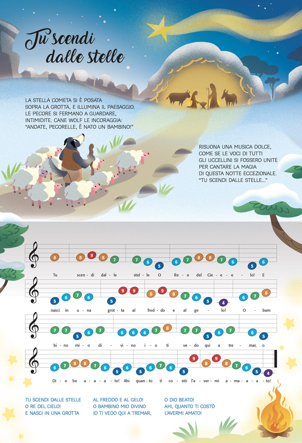 Il libro pianoforte di Natale. Con 8 famose canzoncine da leggere, cantare e suonare!