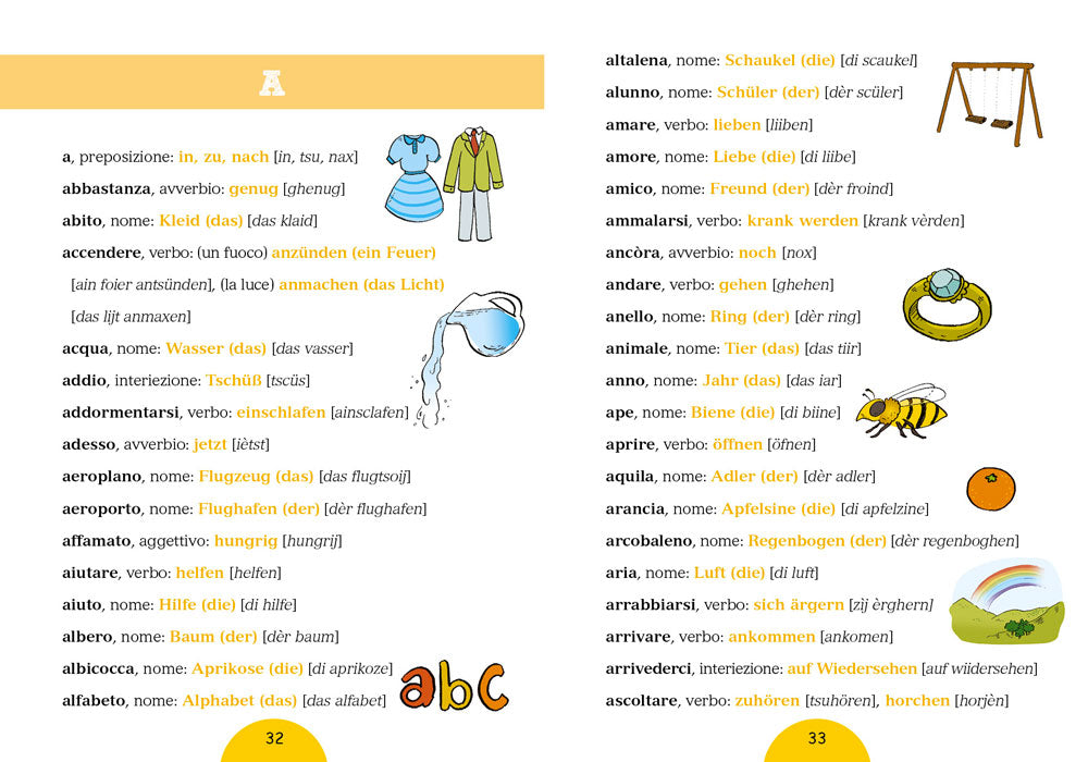 Dizionario tedesco per bambini