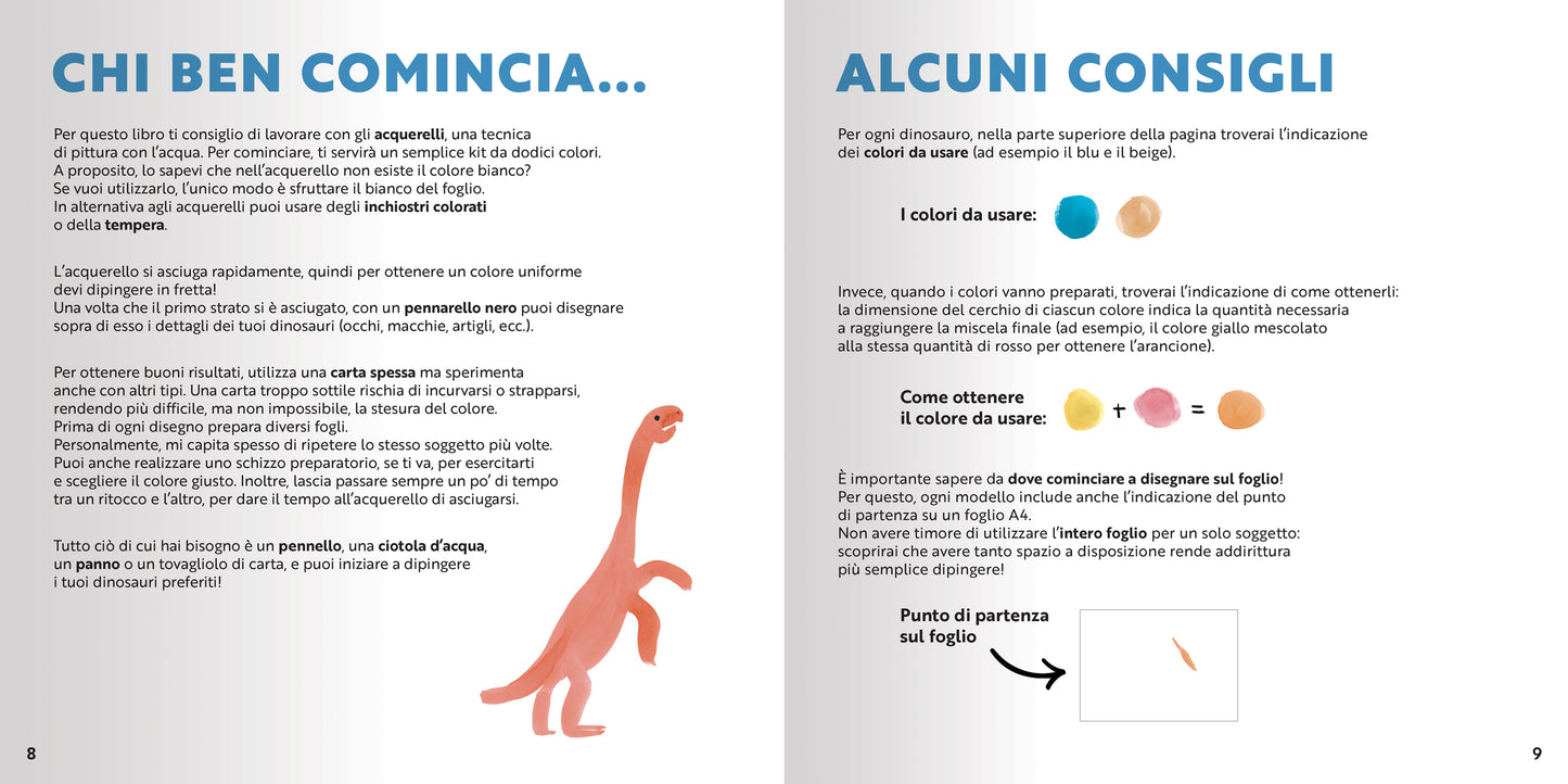 Dinosauri in 3 colpi di pennello