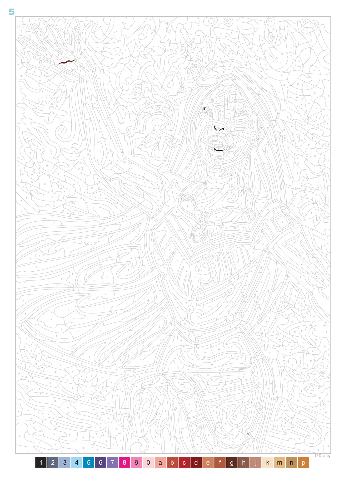 PRINCIPESSE Colori Misteriosi Disney Princess. Arteterapia Libro da colorare per adulti