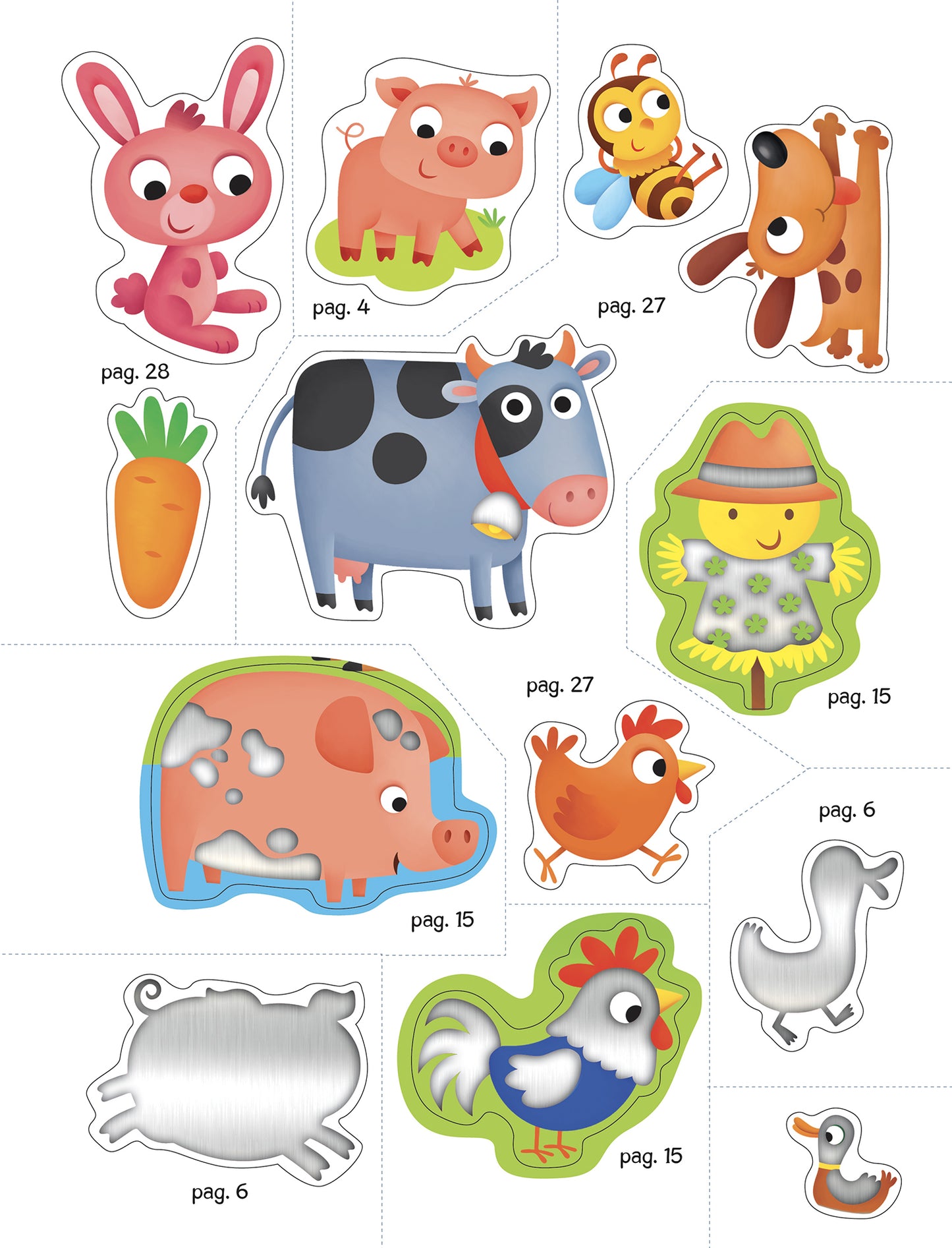 Fattoria. Giochi, attività divertenti e tanti sticker scintillanti