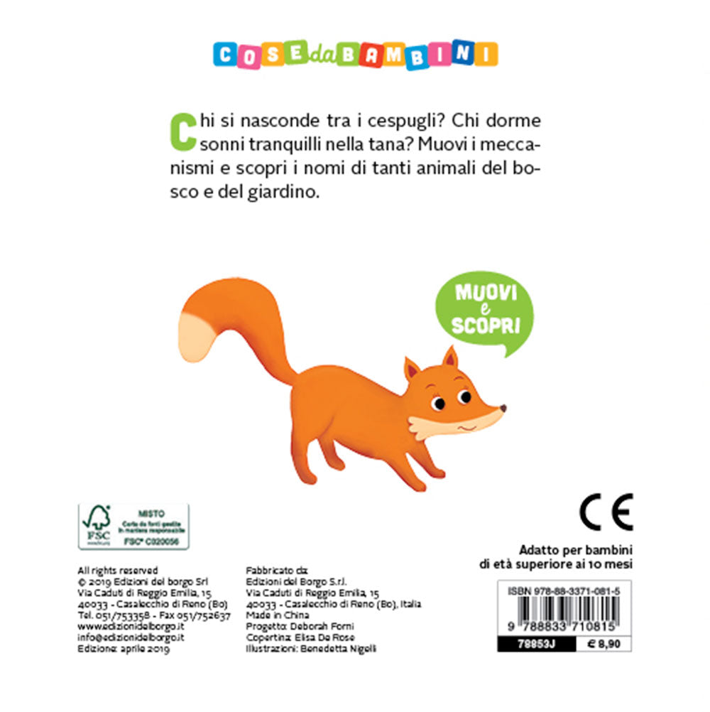 Gli Animali del bosco e del giardino