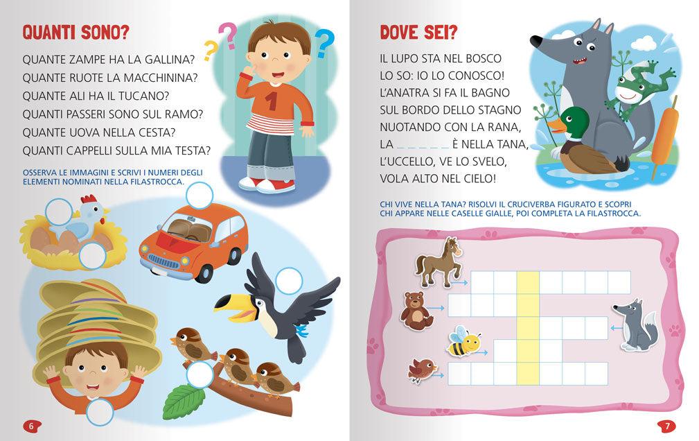 Prime rime e indovinelli. In stampatatello maiuscolo